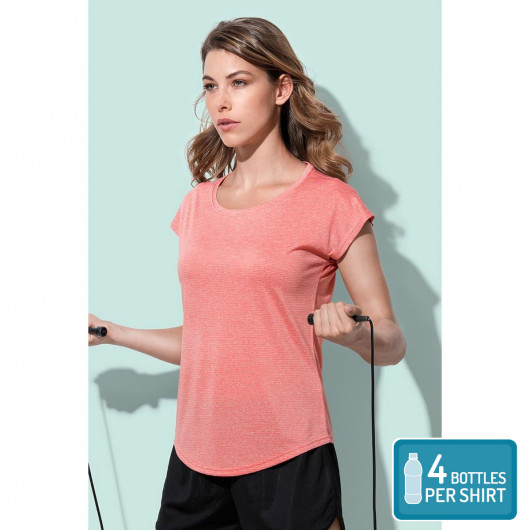 Womens Recycled Sports T Move Model